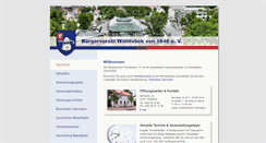 Desktop Screenshot of buergerverein-wandsbek.de